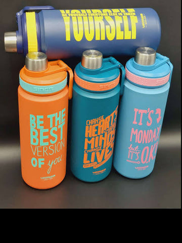 Water Bottle 640ml With Straw Stainless Steel Thermal Insulation Cup Sport Direct Drink Large Capacity Cup Gym Drinking Jug
