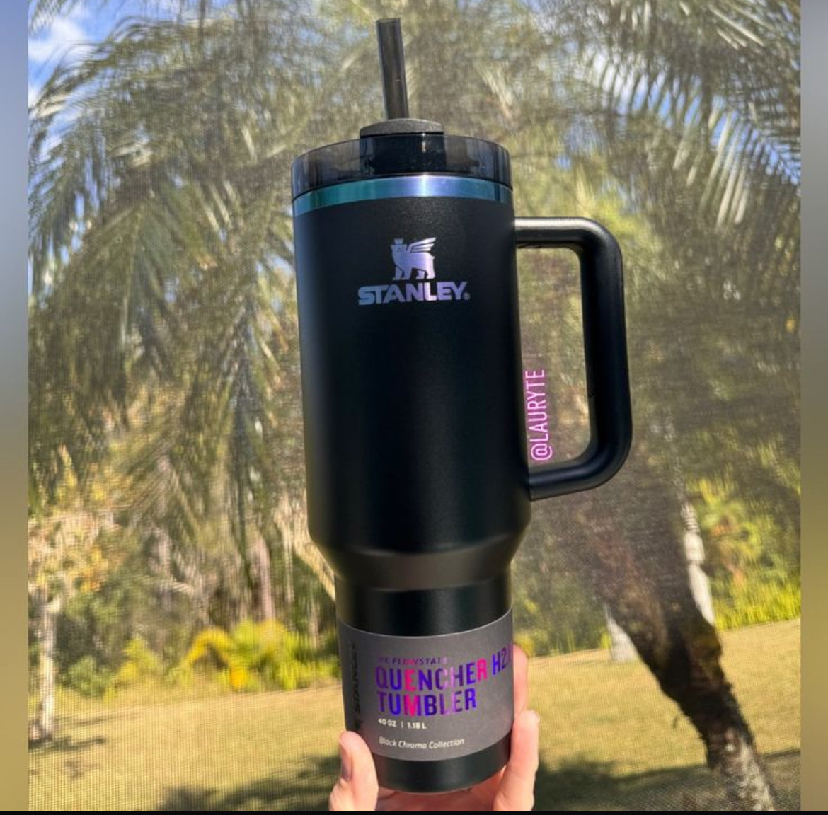 Stanley 40oz black crystal
