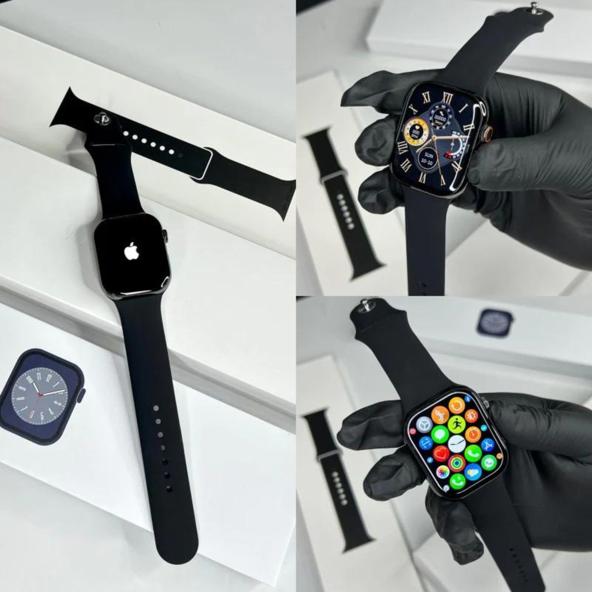 Series 9 Smart Watch with Apple Logo